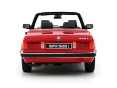 1986 BMW 325I CONVERTIBLE BRIGHT RED 1/18 CAR BY OTTO MOBILE OT1194
