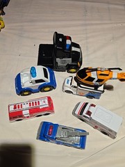 7 Emergency! Vehicle Lot Sight & Sound Toys
