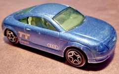 Matchbox Audi TT Coupe 2000 1-100 Show Cars 4/5 Blue Diecast Loose Used