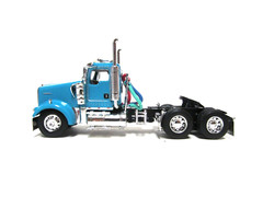 DCP / FIRST GEAR 1/64 SCALE W-900 KENWORTH DAY CAB, TEAL, RED ENGINE