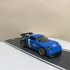 Hot Wheels Premium Speed Machines Porsche 911 GT3 Blue/Black #60 Livery 1:64 NM