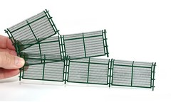 1/64 Scale Simulation Highway Net Factory Wire Fence Scene Sand Table Accessory