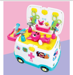 Pinkfong 119 Ambulance Hospital Play Talking Stethoscope KOREA KID BABY TOY