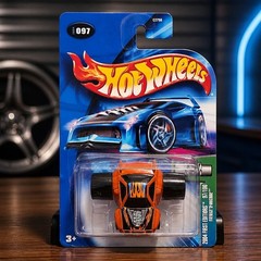 🔥 2004 Hot Wheels First Editions Fatbax B-Machine #97 Orange🔥