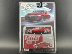 Mini GT Mercedes-Benz EQS 580 4MATIC Red Metallic #970 1/64