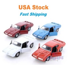 1969 Pontiac GTO Hardtop , Welly, Diecast Toy Car, 4.5″, 1/34-1/39 scale