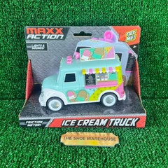 Maxx Action “Ice Cream Truck” Friction Motor Toy Car Lights & Sounds BRAND NEW