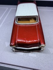 2004 Jada Toys DUB CITY 1:64 RED 57 CHEVY BEL AIR Loose Lowrider Wheel Swap