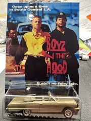 CUSTOM REVELL 63 Impala BOYZ N the HOOD w Real Riders on Custom Card
