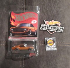 2021 Hot Wheels Red Line Club RLC Exclusive ’70 Mustang Boss 302 w/ Pin & Patch