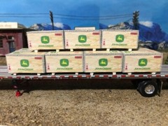 1/64 scale trailer load set of 11 TRUCK LOAD OF FUN John Deere ertl, dcp, semi