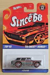 Hot Wheels 2007 Since ’68 Top 40 Grey ’55 Chevy Nomad #20 of 40