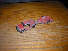 NICE Lot of TootsieToy Vintage Dune Buggy & Trailer Red Free SHIP