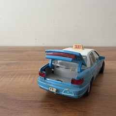 Vintage Diecast Kia Sephia Taxi Korea Taxi Cab 1:33 Scale Korean Taxi Model Car