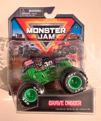 NIB Monster Jam Series 36 Grave Digger 30th Anniversary 1:64 Truck Vehicle Toy