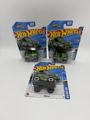 Lot of 3 Hot Wheels Let’s Race Bogzilla HW Ride-Ons 1/5
