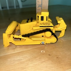Construction Vehicles Lot Of 5 Plastic Cat Trucks Yellow, Dump Truck Sh60