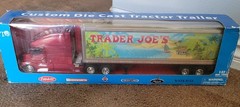 Rare Trader Joe’s 1:32 Volvo Diecast Big Rig Truck & Trailer Limited Edition