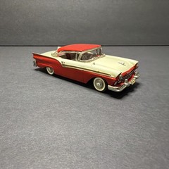 VERY RARE MINIMARQUE ‘43’ US No. 2d 1957 FORD FAIRLANE Hardtop 2 TONE WHITE/RED