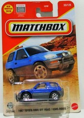 Matchbox 2026 basic series 1997 97 toyota rav4 off road blue #33 / 125