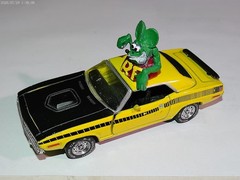 Road Champs Rat Fink ’70 Dodge Challenger Custom Diecast 1/43 Scale Car