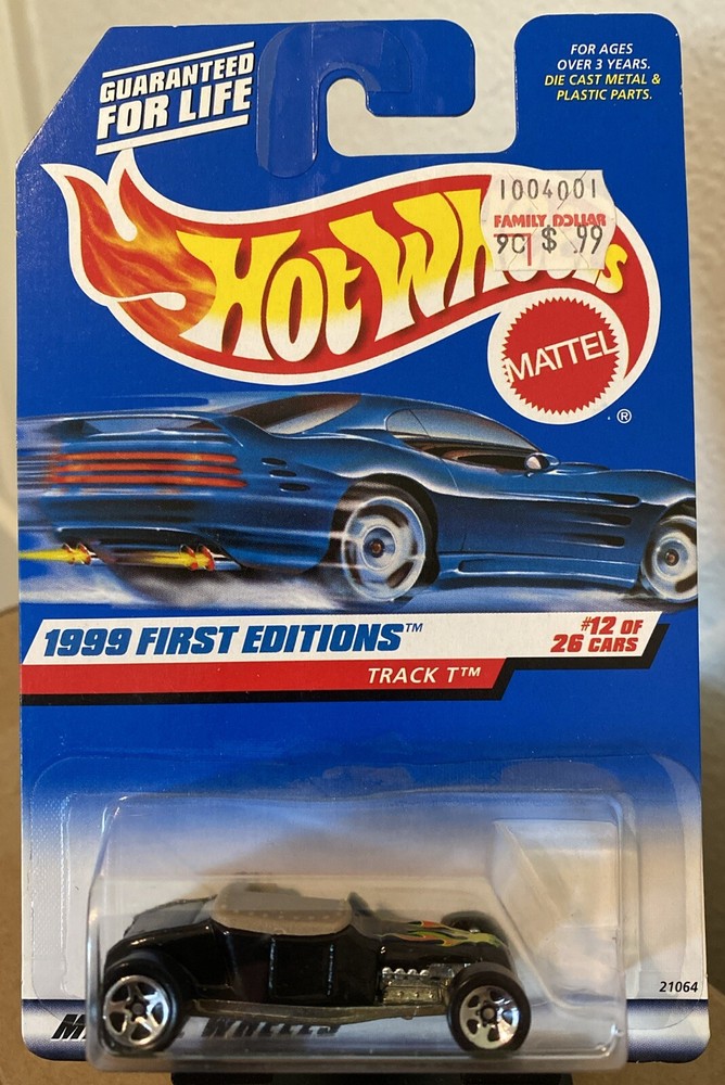 Hot Wheels 1999 First Editions 12/26 – TRACK T – Collector #917 – Black