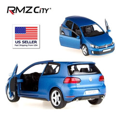 RARE MATTE BLUE VOLKSWAGEN GOLF VI GTI CAR BRAND NEW ~1/36 VW DIECAST MODEL GIFT