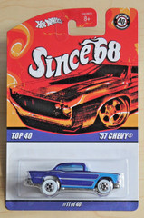 Hot Wheels 2007 Since ’68 Top 40 Blue ’57 Chevy #11 of 40