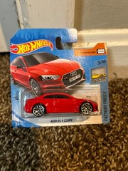 Hot Wheels Audi RS 5 Coupe Red 1:64 Diecast 2019 Factory Fresh Series Short Card