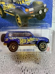 Toyota Land Cruiser 80 2/6 JKX88 Hot Wheels 2026 58th Anniversary BLUE & GOLD