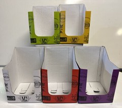 Lot Of 5 M2 Assorted Color Empty Display Boxes