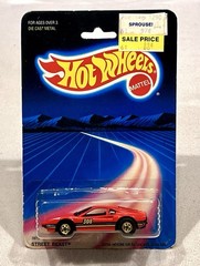 1980’s Hot Wheels Street Beast No. 3975 MOC Red Ferrari 308 w/Gold BW