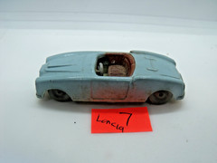 INGAP, ITALY, 1:76, PLASTIC, LANCIA, AURELIA GRAN TURISMO, LT BLUE,GD COND,NOBOX