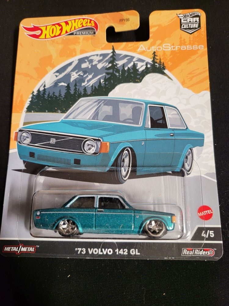 2023 HOT WHEELS CAR CULTURE Auto Strasse 4/5 ’73 VOLVO 142 GL New Near Mint