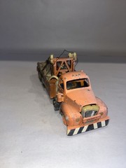 Fire Damaged Diecast Model 1960 State Highway Depot Mack B-61 Tow Truck