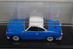 Volkswagen Karmann Ghia 1962 1/43 Scale Box Mini Car Display Diecast Vol 289