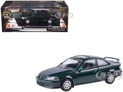 1999 HONDA CIVIC SI EM1 CLOVER GREEN 1/64 DIECAST MODEL CAR BY PARAGON PA-55625