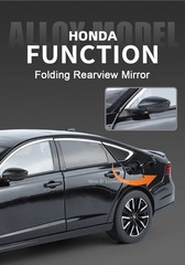 1:18 Honda Accord Sedan Diecast Model Collectible with Sound & Light Features