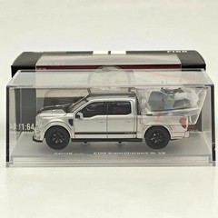 Fine Works64 1/64 F-150 Shelby Sport Pickup Model Silver Gray w/Accessories