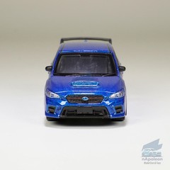 1:64 Subaru WRX STI Model Car Alloy Diecast Toy Vehicle Collection Kid Gift Blue