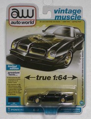 Auto World Vintage Muscle 1976 Pontiac Firebird T/A 50th Anniversary Edition NEW