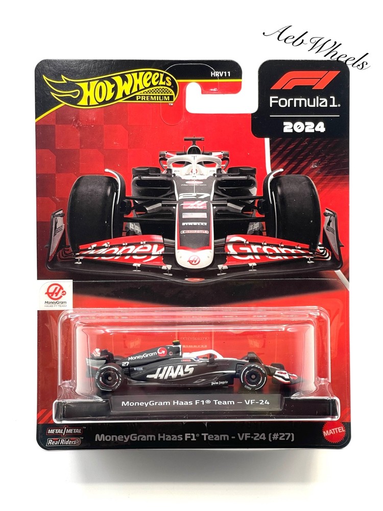Hot Wheel Premium F1 Formula 1 2024 Cars Red Bull, Haas, Alpine Pick your Driver