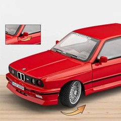 1:24 BMW M3 E30 1988 Mpower Alloy Diecast Sound & Light Car Model Toy Gift NEW