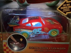 2026 Race to Celebrate Mattel Disney Pixar Cars Light Up Lightning McQueen 1:55
