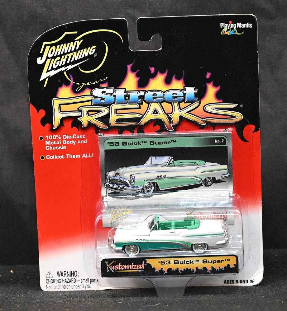 Johnny Lightning Street Freaks Kustomized ’53 Buick Super No. 2 White/Green