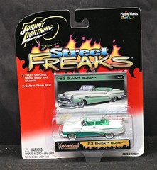Johnny Lightning Street Freaks Kustomized ’53 Buick Super No. 2 White/Green