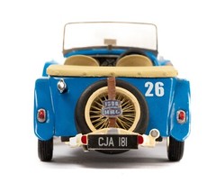 ESVAL 1947 HRG 1500 sport roadster BLUE 1/43 Resin Model TOP DOWN VERSION