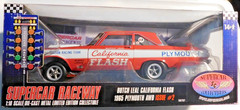 SUPERCAR COLLECTIBLES BUTCH LEAL CALIFORNIA FLASH 1965 PLYMOUTH AWB AUTOGRAPHED