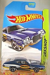 2014 Hot Wheels #248 Workshop-Performance ’72 FORD GRAN TORINO SPORT Blue Varia