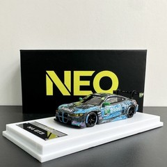 Neo BMW M4 GT3 Music Note Livery Diecast Alloy Display Car 1/64 *Opened Box*